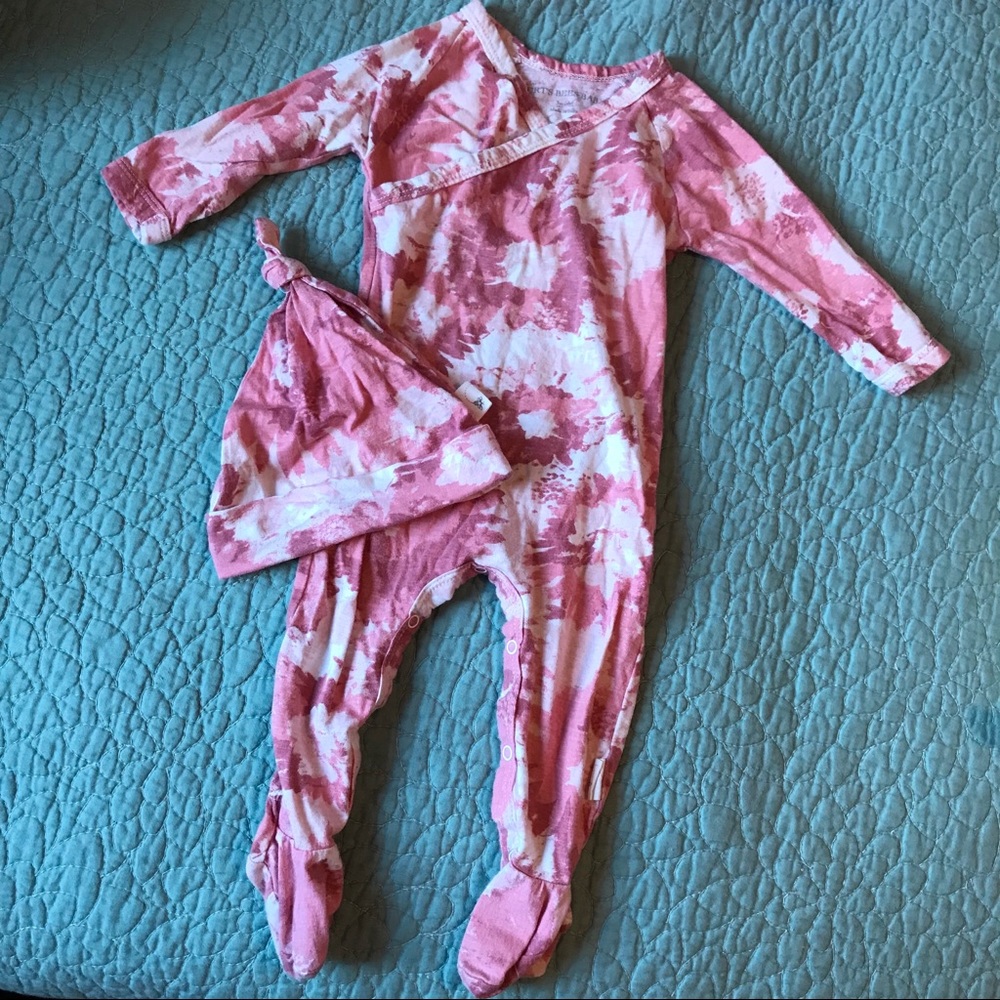 Burt’s Bees Baby 3-6 m Jammies + Hat